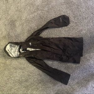 Brown & White North face Raincoat/ Winter Coat